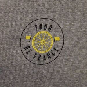 Official Tour De France Polo Style, Short Sleeved, Collared Shirt for Women  Siz